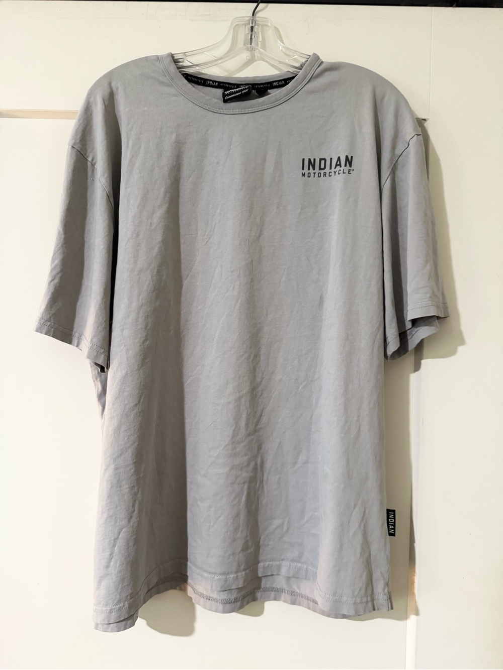 Men’s “Indian Motorcycle Clothing” T-Shirt Size XL Gray